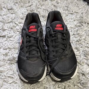 Nike Black and Pink Athletic Shoes